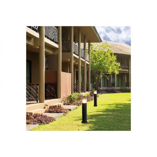 Rabalux Spoljna podna rasveta Teplice E27 1x MAX 12W mat crno (77027) - 77027