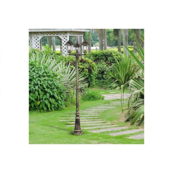 Rabalux Spoljna podna rasveta Toronto E27 3x MAX 60W antično zlato (8460) - 8460