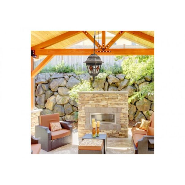 Rabalux Spoljna visilice Monaco E27 1x MAX 60W antično zlato (8184) - 8184