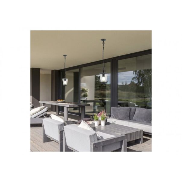 Rabalux Spoljna visilice Savano E27 1x MAX 40W antracit siva (7268) - 7268