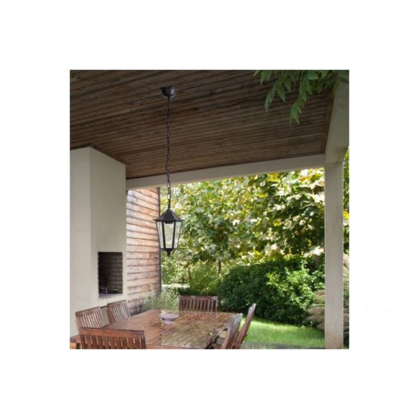 Rabalux Spoljna visilice Velence E27 1x MAX 60W crna (8208) - 8208