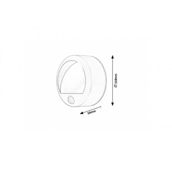 Rabalux Spoljna zidna rasveta Amarillo LED 15W crna (7969) - 7969