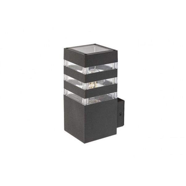 Rabalux Spoljna zidna rasveta Ankara E27 1x MAX 12W antracit siva (7379) - 7379