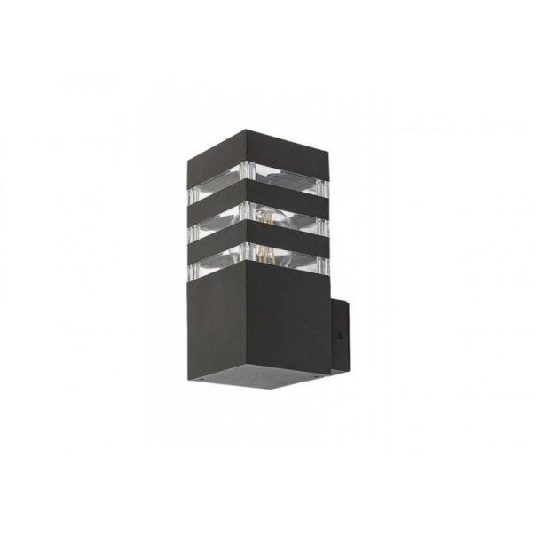 Rabalux Spoljna zidna rasveta Ankara E27 1x MAX 12W antracit siva (7379) - 7379