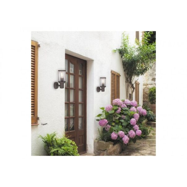 Rabalux Spoljna zidna rasveta Budapest E27 1x MAX 40W braon (8888) - 8888