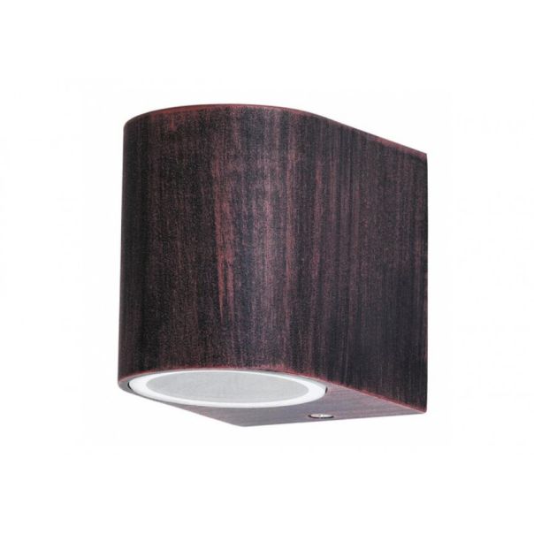 Rabalux Spoljna zidna rasveta Chile GU10 1x MAX 35W antično smeđe (8018) - 8018