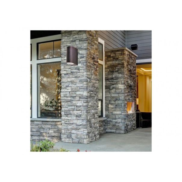 Rabalux Spoljna zidna rasveta Chile GU10 2x MAX 35W antično smeđe (8019) - 8019