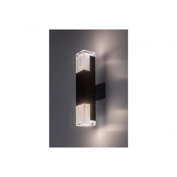 Rabalux Spoljna zidna rasveta Darvas LED 12W crna (77127) - RAS003038A00000