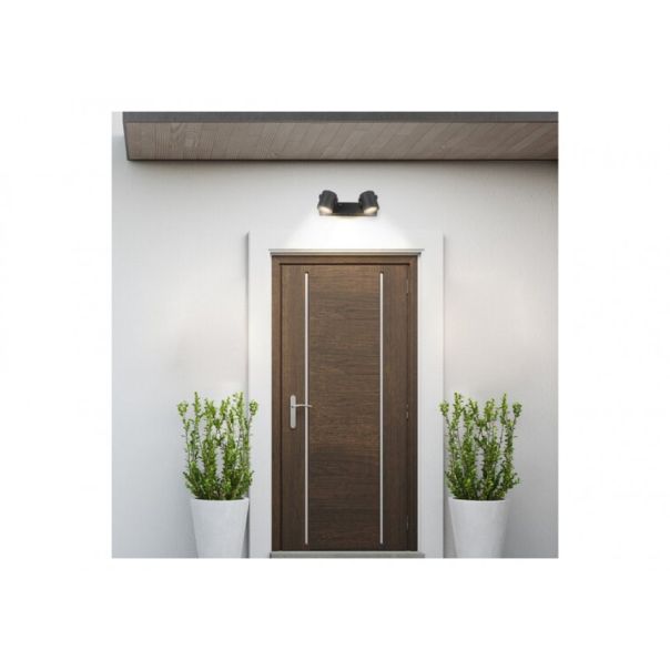 Rabalux Spoljna zidna rasveta Elva GU10 2x MAX 35W antracit siva (7930) - 7930