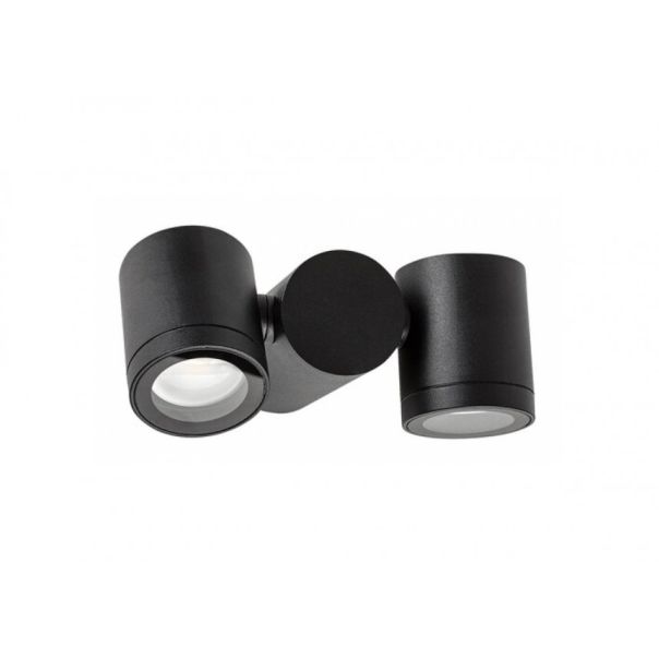 Rabalux Spoljna zidna rasveta Enol GU10 2x MAX 35W crna (77111) - RAS003024A00000