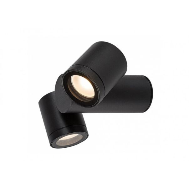 Rabalux Spoljna zidna rasveta Enol GU10 2x MAX 35W crna (77111) - RAS003024A00000