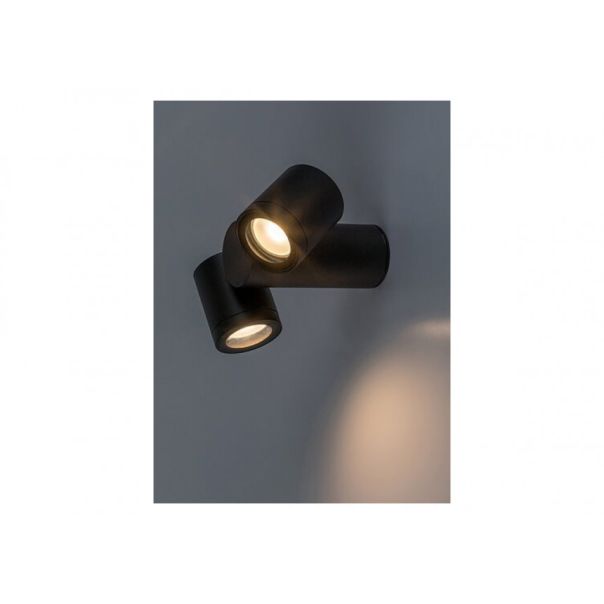 Rabalux Spoljna zidna rasveta Enol GU10 2x MAX 35W crna (77111) - RAS003024A00000