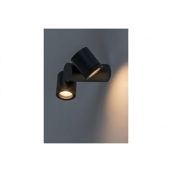 Rabalux Spoljna zidna rasveta Enol GU10 2x MAX 35W crna (77111) - RAS003024A00000