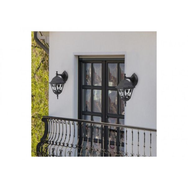 Rabalux Spoljna zidna rasveta Haga E27 1x MAX 100W crna (8243) - 8243