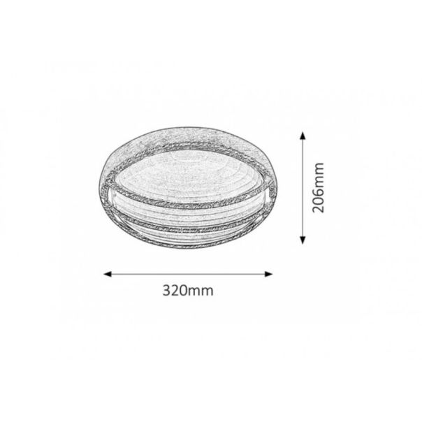 Rabalux Spoljna zidna rasveta Hektor E27 1x MAX 100W antično zlato (8499) - 8499