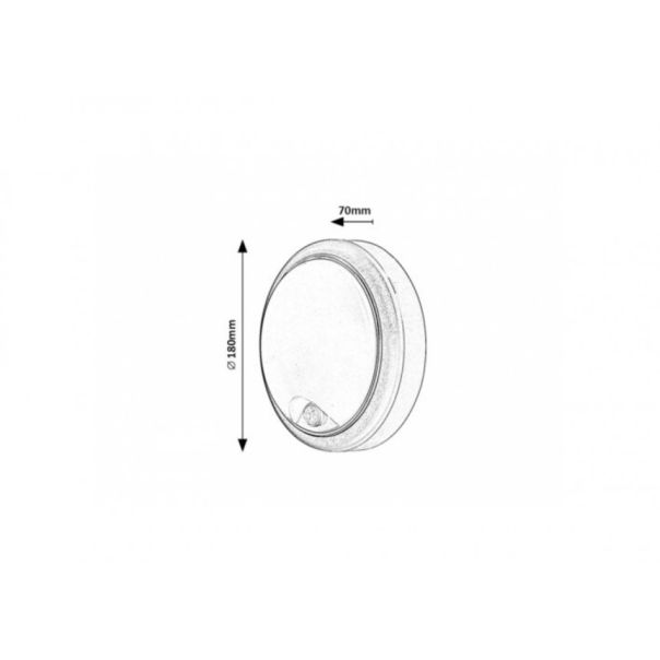 Rabalux Spoljna zidna rasveta Hitura LED 15W bela (77029) - 77029