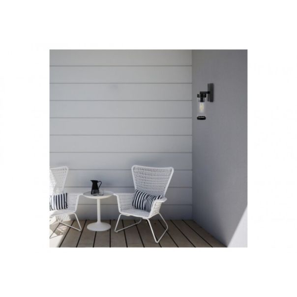 Rabalux Spoljna zidna rasveta Kolta E27 1x MAX 12W mat crno (7386) - 7386