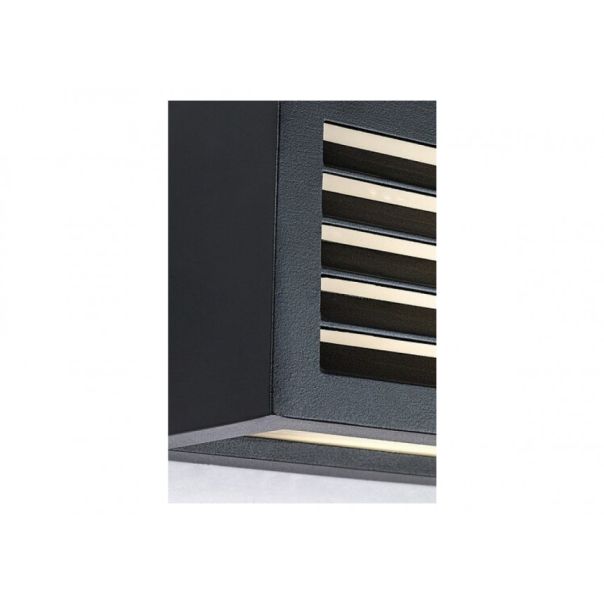 Rabalux Spoljna zidna rasveta Lublin LED 10W crna (77100) - 77100