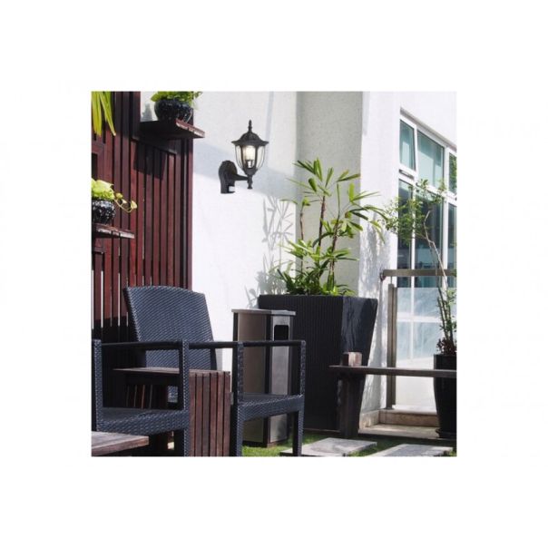 Rabalux Spoljna zidna rasveta Milano E27 1x MAX 60W mat crno (7837) - 7837