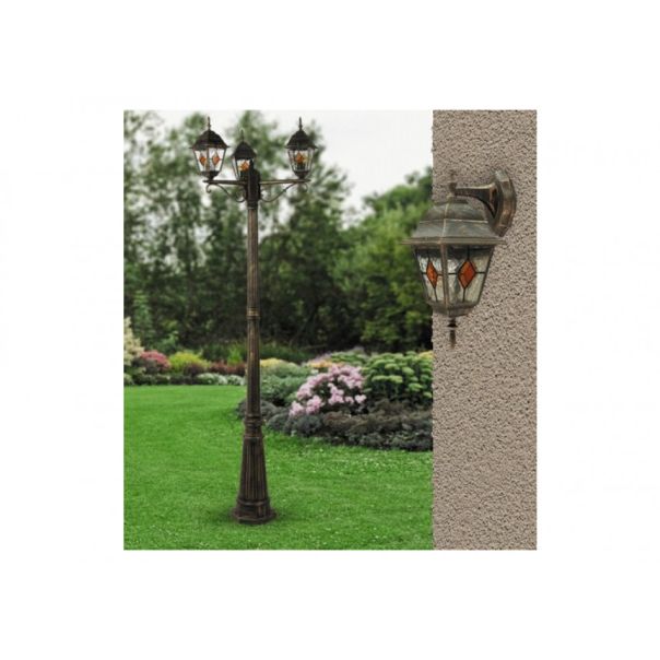 Rabalux Spoljna zidna rasveta Monaco E27 1x MAX 60W antično zlato (8181) - 8181