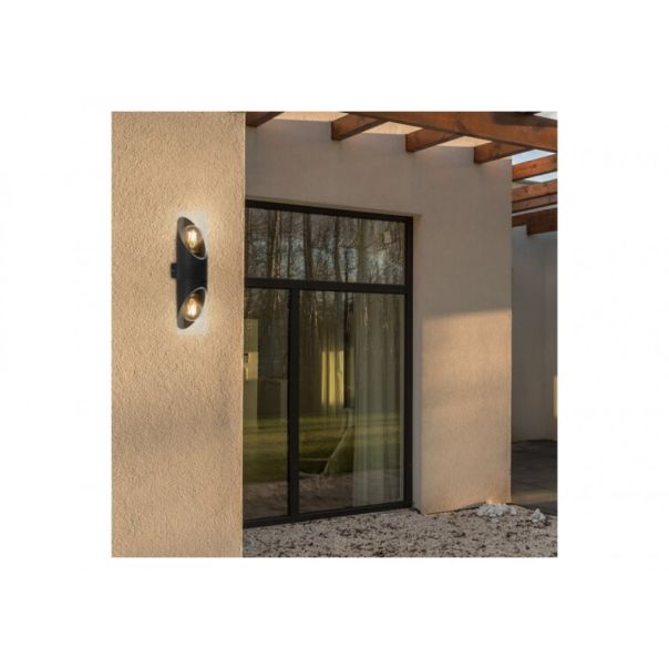 Rabalux Spoljna zidna rasveta Novigrad E27 2x MAX 28W crna (7237) - 7237