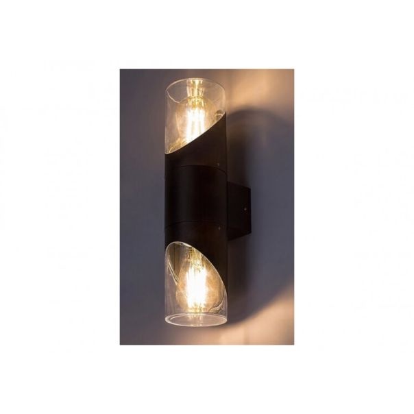 Rabalux Spoljna zidna rasveta Novigrad E27 2x MAX 28W crna (7237) - 7237