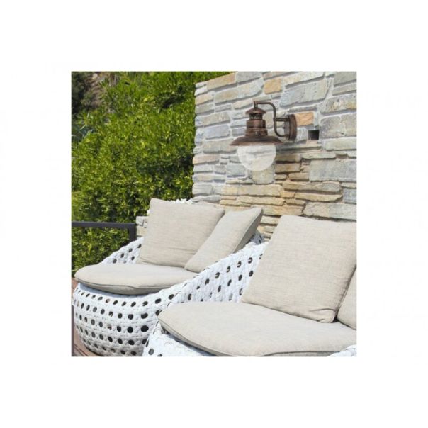 Rabalux Spoljna zidna rasveta Odessa E27 1x MAX 60W antično smeđe (8163) - 8163