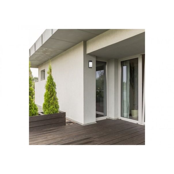 Rabalux Spoljna zidna rasveta Opole E27 1x MAX 12W mat crno (7796) - 7796