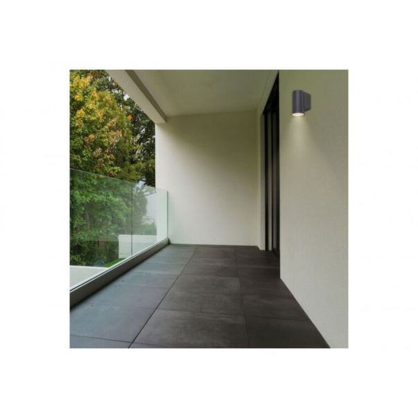 Rabalux Spoljna zidna rasveta Phoenix GU10 1X MAX 10W antracit siva (8118) - 8118-1