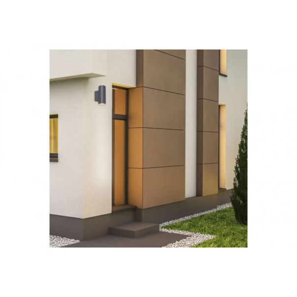 Rabalux Spoljna zidna rasveta Phoenix GU10 2X MAX 10W antracit siva (8119) - 8119-1