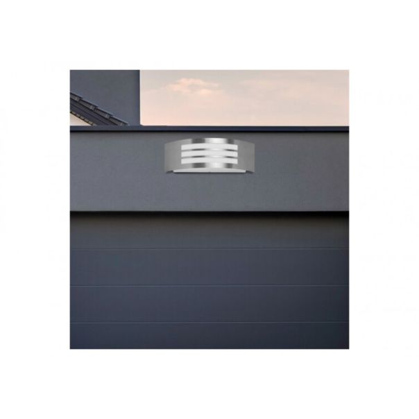 Rabalux Spoljna zidna rasveta Roma E27 1x MAX 14W brušeni hrom (8410) - 8410