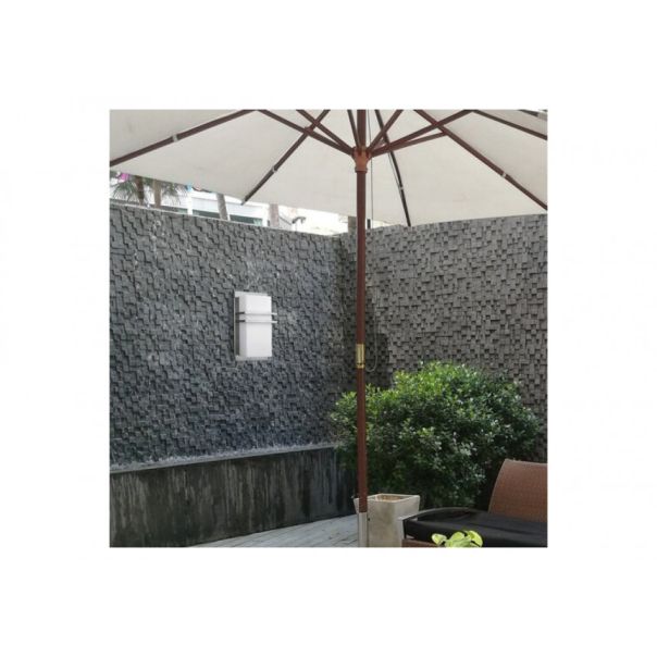 Rabalux Spoljna zidna rasveta Seattle E27 1x MAX 11W brušeni hrom (8229) - 8229