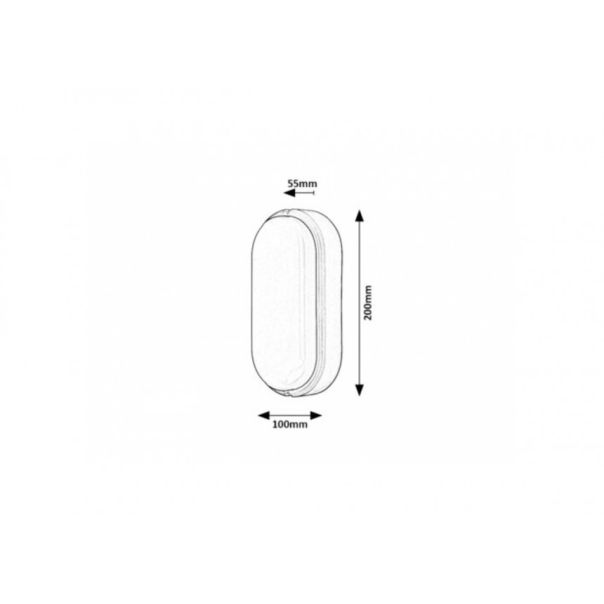 Rabalux Spoljnja zidna rasveta Spoljnja plafons Hort LED 15W bela (7408) - 7408