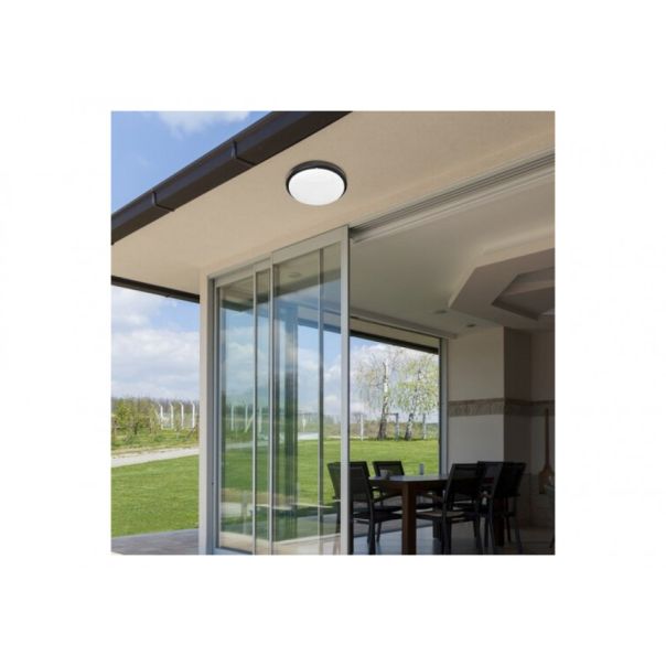 Rabalux Spoljnja zidna rasveta Spoljnja plafons Hort LED 15W crna (7407) - 7407