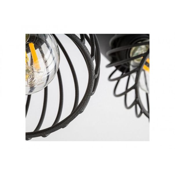 Rabalux Spot rasveta Aberama E14 2X MAX 10W crna (73002) - 73002