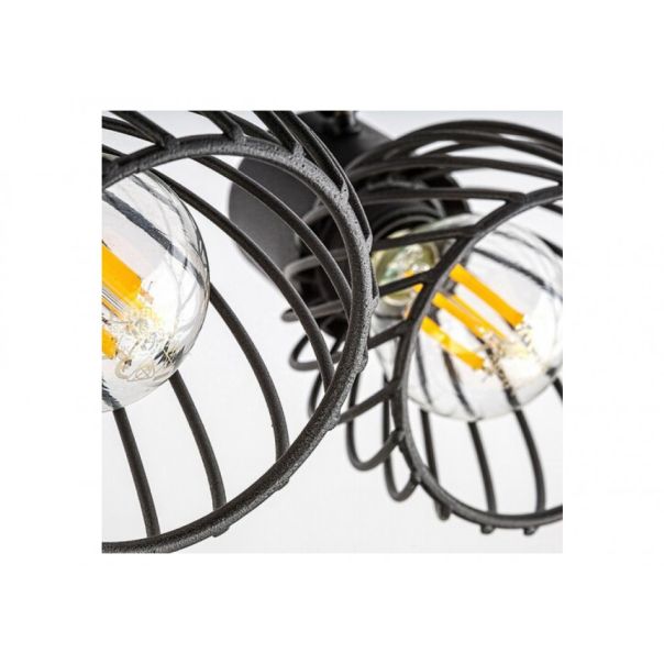 Rabalux Spot rasveta Aberama E14 2X MAX 10W crna (73002) - 73002