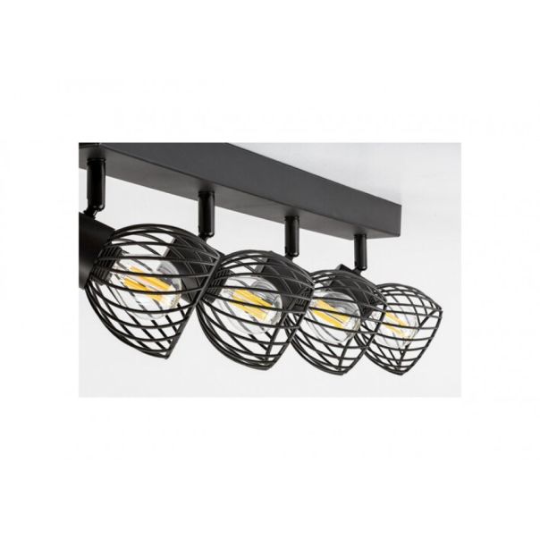 Rabalux Spot rasveta Aberama E14 4X MAX 10W crna (73004) - 73004