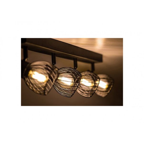 Rabalux Spot rasveta Aberama E14 4X MAX 10W crna (73004) - 73004