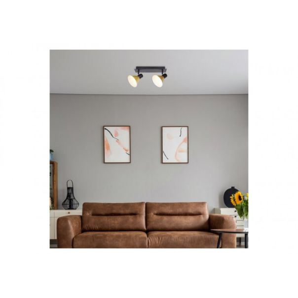 Rabalux Spot rasveta Alvaro E14 2x MAX 40W mat crno (3158) - 3158