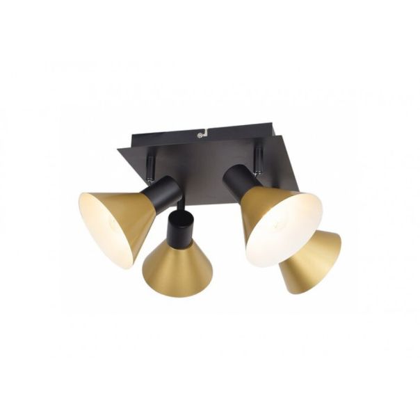 Rabalux Spot rasveta Alvaro E14 4x MAX 40W mat crno (3159) - 3159