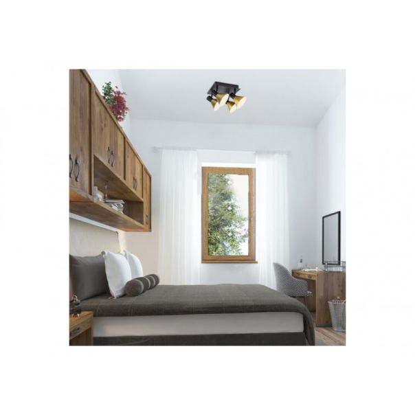 Rabalux Spot rasveta Alvaro E14 4x MAX 40W mat crno (3159) - 3159