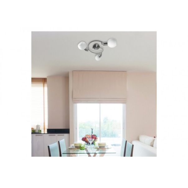 Rabalux Spot rasveta Aurel E14 3x MAX 40W brušeni hrom (6343) - 6343