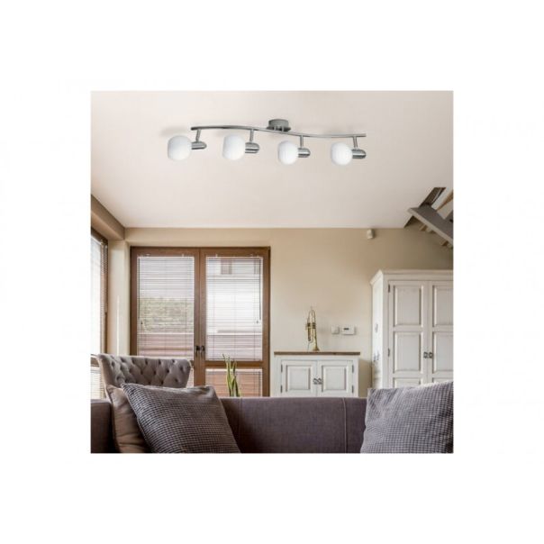 Rabalux Spot rasveta Aurel E14 4x MAX 40W brušeni hrom (6344) - 6344