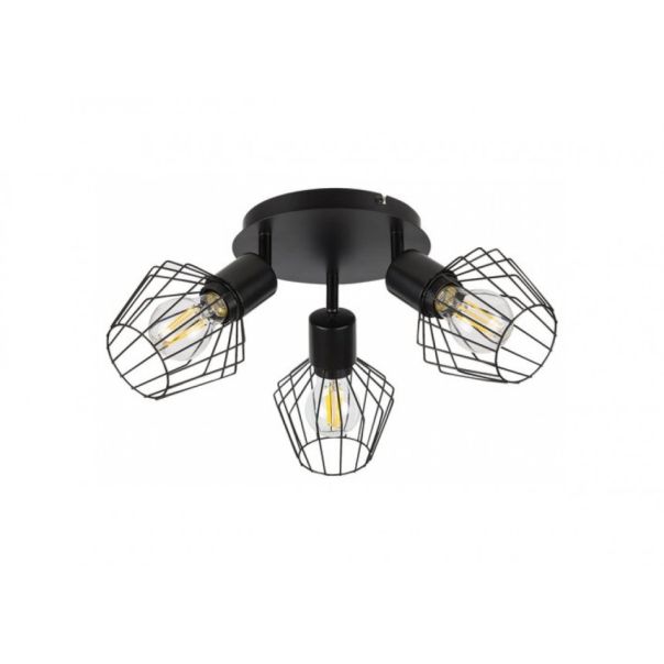 Rabalux Spot rasveta Belano E27 3x MAX 40W crna (3536) - 3536
