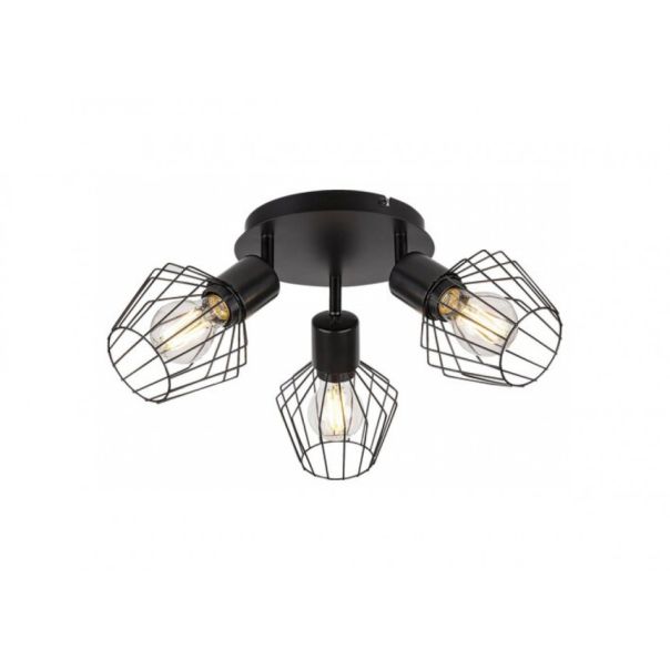 Rabalux Spot rasveta Belano E27 3x MAX 40W crna (3536) - 3536