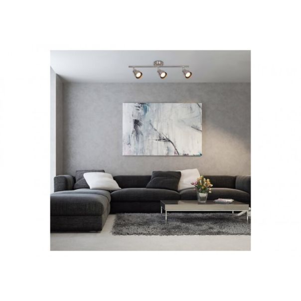 Rabalux Spot rasveta Blake GU10 3x MAX 50W brušeni hrom (3185) - 3185