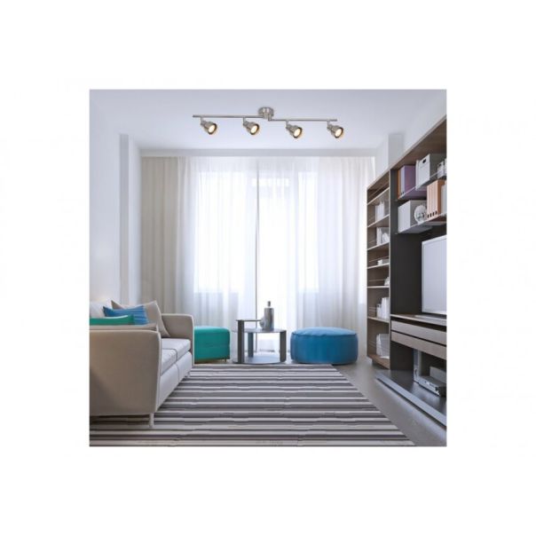 Rabalux Spot rasveta Blake GU10 4x MAX 50W brušeni hrom (3186) - 3186