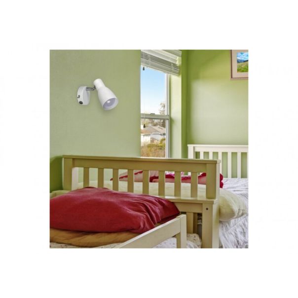 Rabalux Spot rasveta Ebony E27 1x MAX 20W bela (6025) - 6025-1