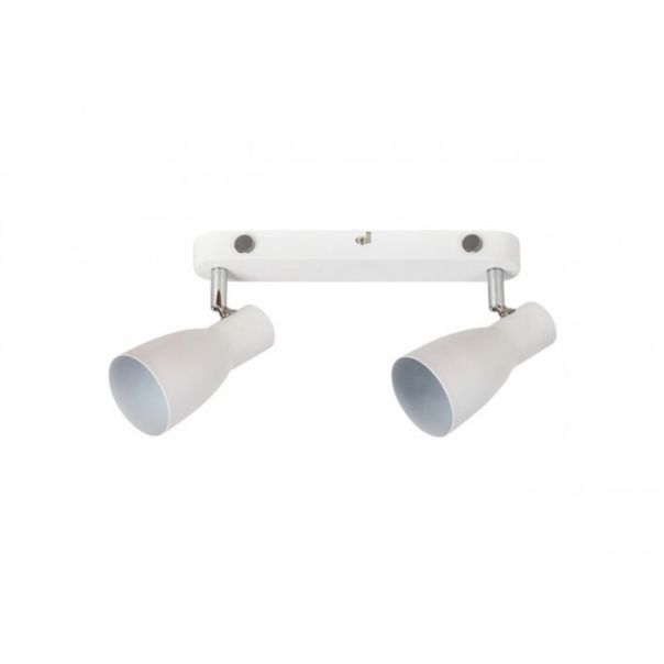 Rabalux Spot rasveta Ebony E27 2x MAX 20W bela (6027) - 6027-1-1