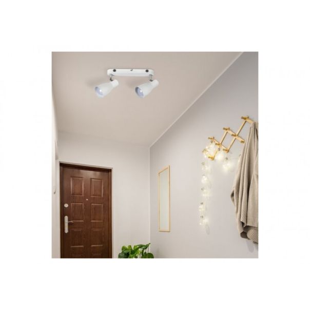 Rabalux Spot rasveta Ebony E27 2x MAX 20W bela (6027) - 6027-1-1